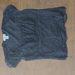 Elegant Black Lace Top